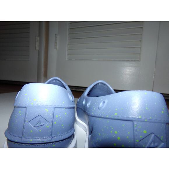 Sperry Topsider Original Float Boat Shoe size 7 Perfect Blue w/green specks - Picture 4 of 5
